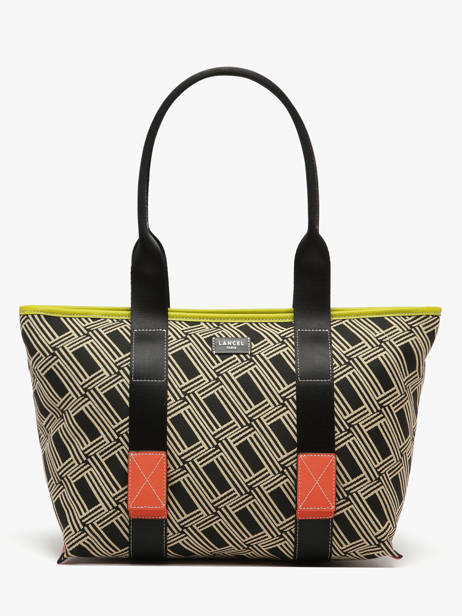 Medium Mistral Rollable Tote Bag Nylon And Leather Lancel Multicolor mistral A13997
