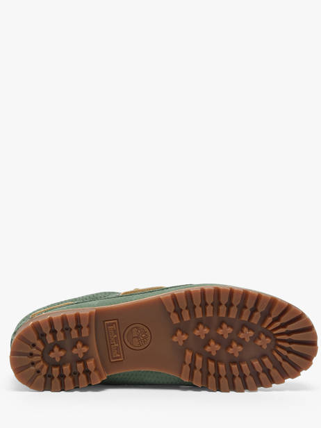 Boat Shoes In Leather Timberland Green women 2GNVES71 other view 4