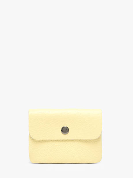 Coin Purse Caviar Leather Milano Yellow caviar CA23092