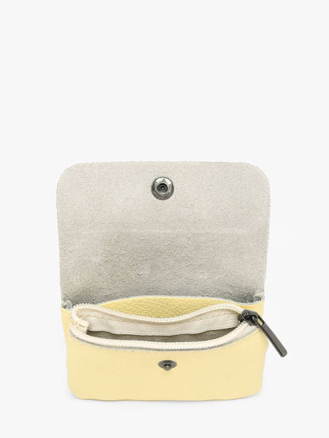 Coin Purse Caviar Leather Milano Yellow caviar CA23092 other view 1
