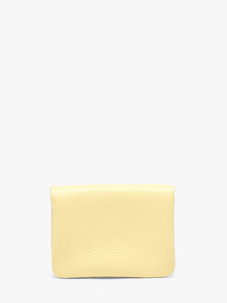 Coin Purse Caviar Leather Milano Yellow caviar CA23092 other view 2
