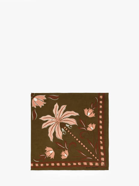 Scarf Bindi atelier Green floral FM
