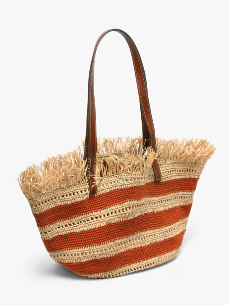 Shoulder Bag Cabas Raphia Raphia Vanessa bruno Red cabas raphia 23V40928 other view 1