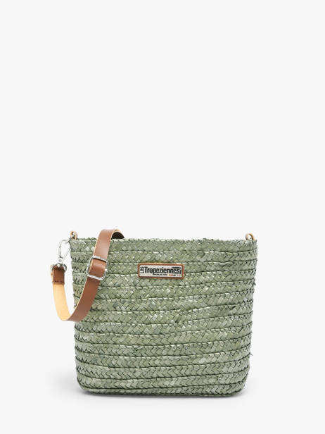 Shoulder Bag Milos Straw Les tropeziennes Green milos TZ04