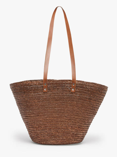 Sac Porté épaule Milos Paille Les tropeziennes Marron milos TZ01 vue secondaire 4