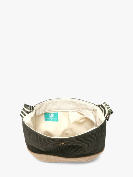 Shoulder Bag Tissee Le voyage en panier Green tissee PM924 other view 2