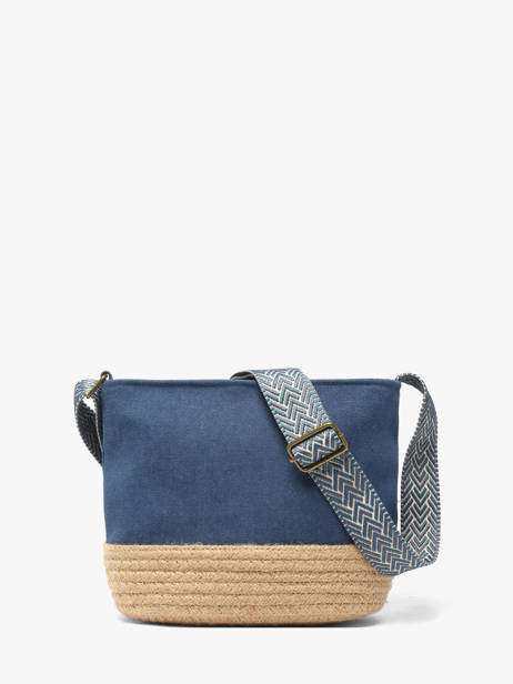 Shoulder Bag City Cotton Le voyage en panier Blue city PM962 other view 3