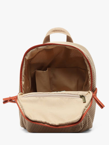 Sac à Dos Le voyage en panier Beige resille PM957 vue secondaire 2