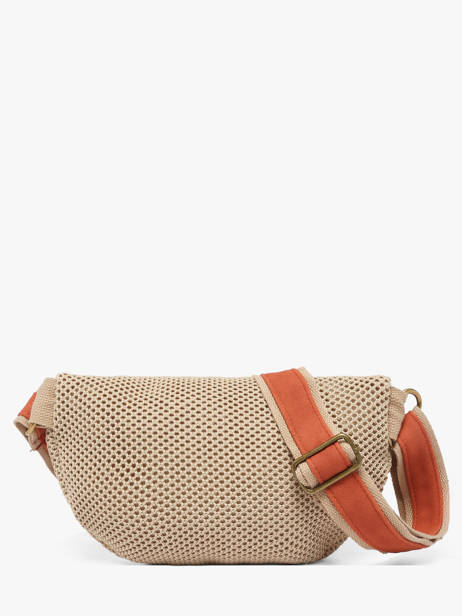 Belt Bag Le voyage en panier Beige resille PM958 other view 4