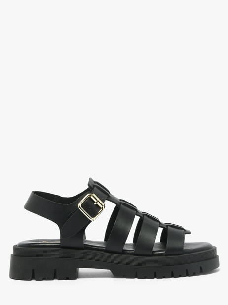 Sandales En Cuir Semerdjian Noir women DELIA