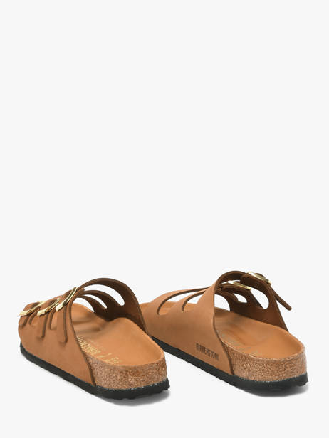 Mules En Cuir Birkenstock Marron women 1031867 vue secondaire 2