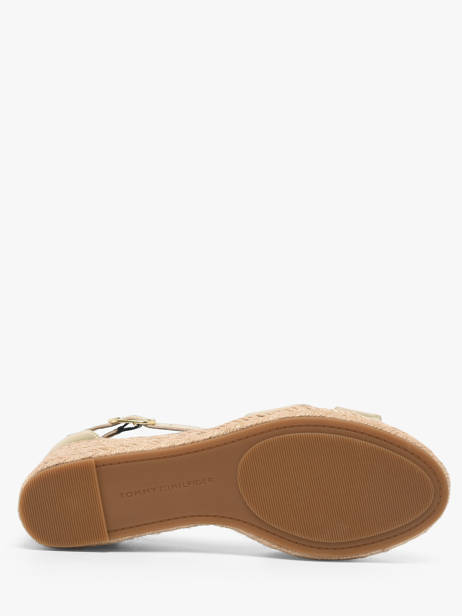 Sandales En Cuir Tommy hilfiger Or women 93330HS vue secondaire 4