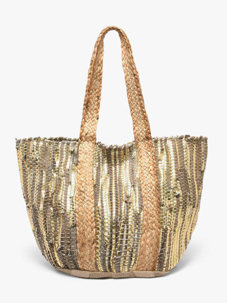Shoulder Bag Estival Burlap Le voyage en panier Gold estival PM937 other view 4