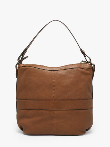 Sac Porté épaule Nomade Cuir Gerard darel Marron midday B402 vue secondaire 3