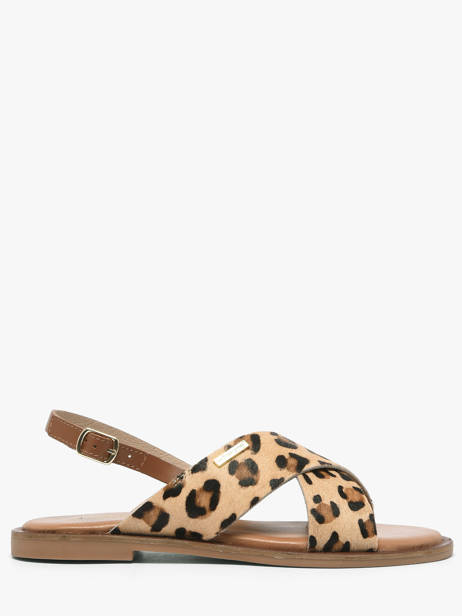 Flip Flops In Leather Les tropeziennes Brown women DOAPO