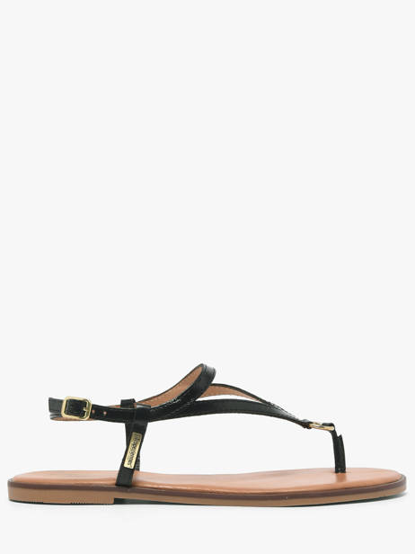 Flip Flops In Leather Les tropeziennes Black women HATOME