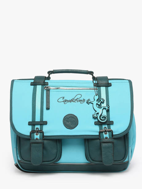 Cartable 2 Compartiments Cameleon Bleu vintage urban PBVBCA35
