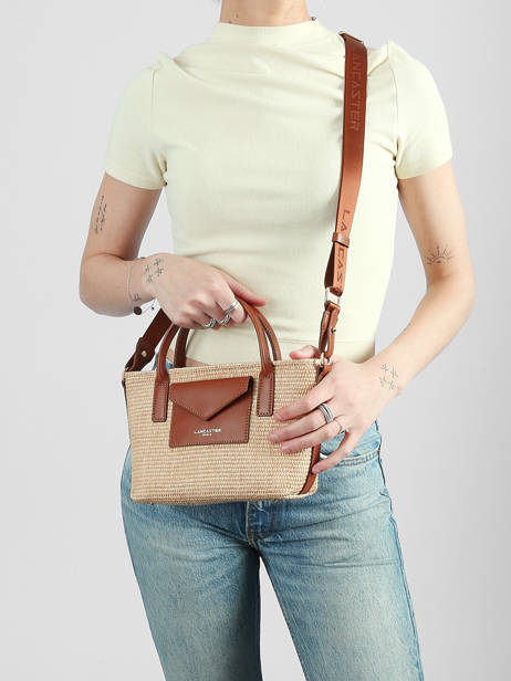 Crossbody Bag Kba Mariniere Osier Lancaster Brown kba mariniere osier 78 other view 1