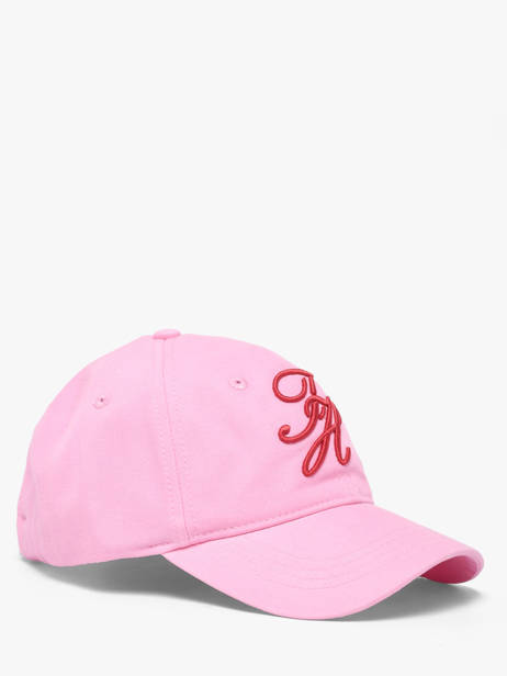 Cap Tommy hilfiger Pink th embroided AW18338 other view 1