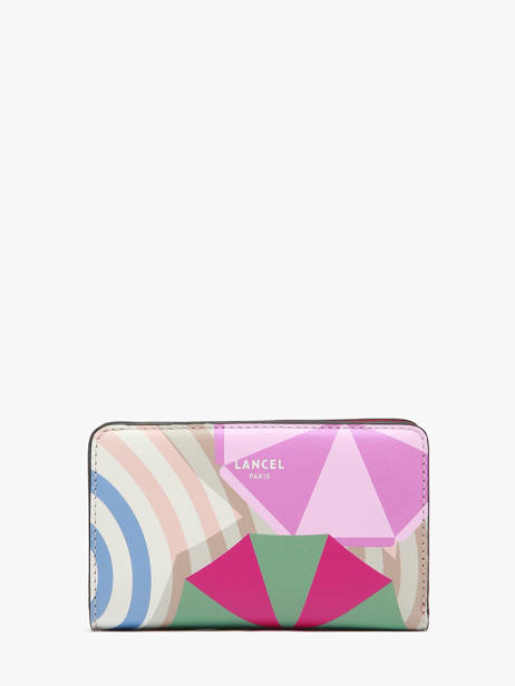 Portefeuille Lancel Plage Cuir Lancel Multicolore lancel plage  A14196