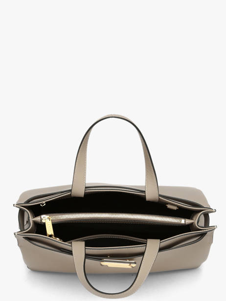 Sac Porté Main M Angèle Cuir Lancel Gris angele A14017 vue secondaire 4