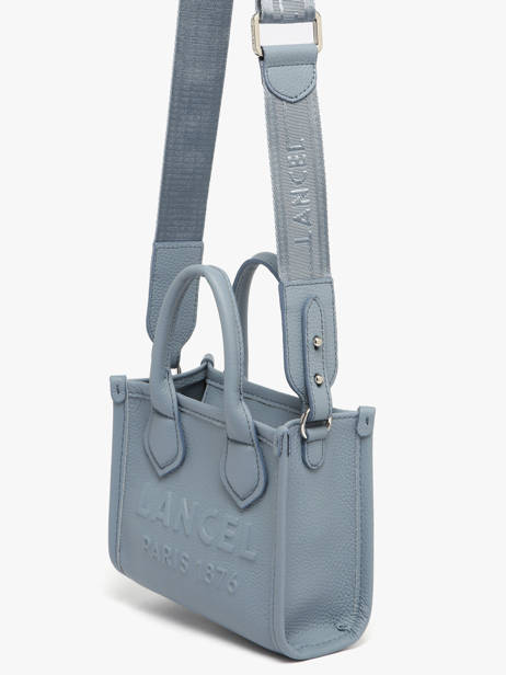 Sac Bandoulière Mini Jour Cuir Lancel Bleu jour A14078 vue secondaire 1