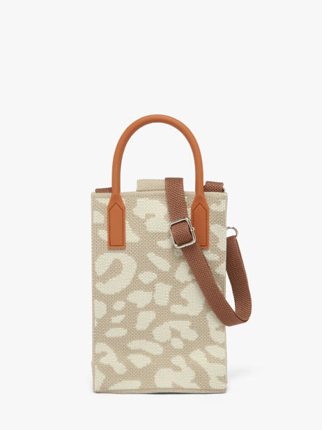 Sac Bandoulière Phonebag Polyester Miniprix Beige phonebag P202 vue secondaire 2