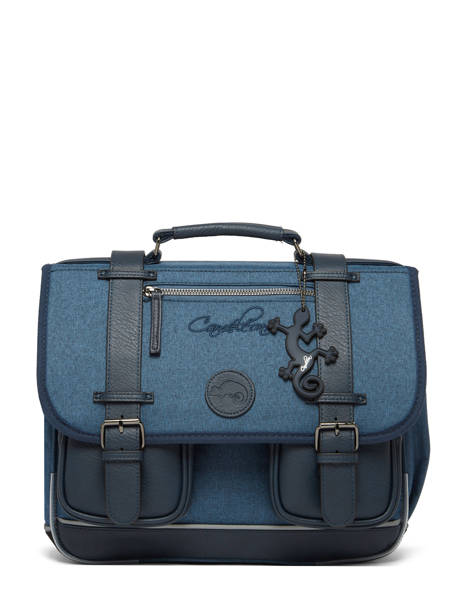Cartable 2 Compartiments Cameleon Bleu vintage color CA146Q vue secondaire 5