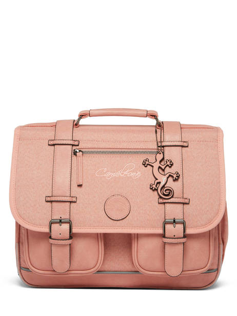 Cartable 2 Compartiments Cameleon Rose vintage color CA38 vue secondaire 5