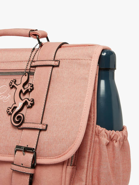 Cartable 3 Compartiments Cameleon Rose vintage color VIC-CA41 vue secondaire 6