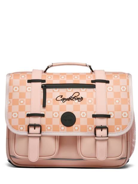 Cartable 2 Compartiments Cameleon Rose vintage north CA38 vue secondaire 7