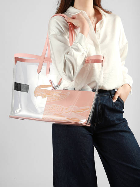 Sac Porté épaule Anna Lacoste Rose anna NF5326AS vue secondaire 1