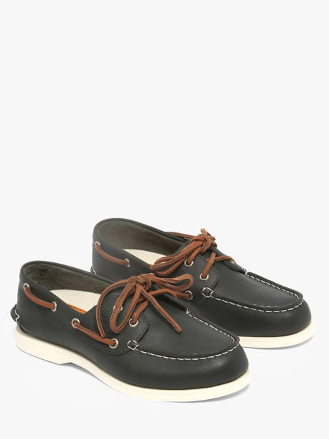 Chaussures Bateau En Cuir Timberland Vert women 2Q9XEP81 vue secondaire 1