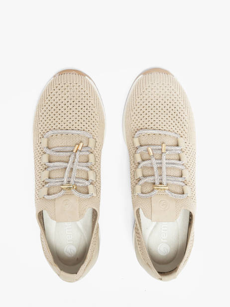 Sneakers Semelle Compensée Remonte Beige women 60 vue secondaire 3