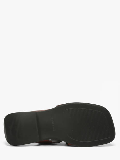 Slippers In Leather Pavement Brown women 25276 other view 4