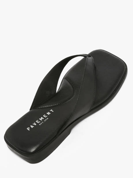 Sandales En Cuir Pavement Noir women 25277 vue secondaire 2