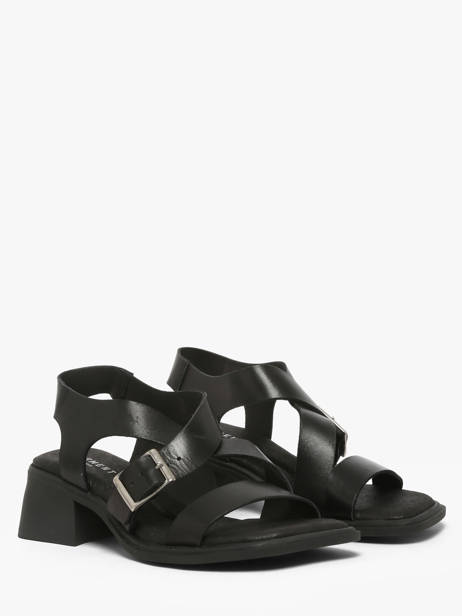 Sandales à Talon En Cuir Pavement Noir women 25273 vue secondaire 1