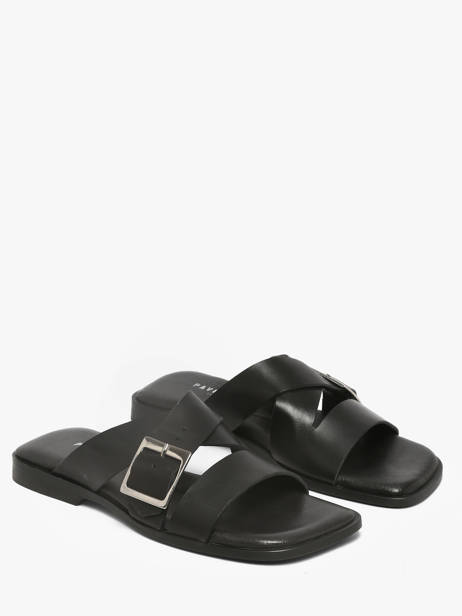 Mules En Cuir Pavement Noir women 25276 vue secondaire 1