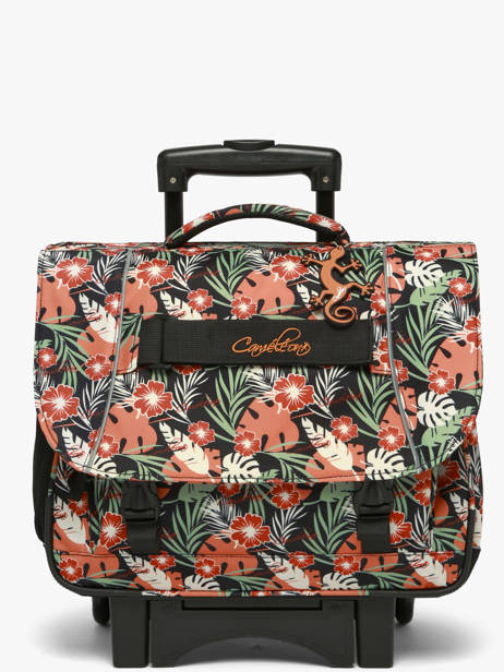 2-compartment Wheeled Satchel Cameleon Multicolor futur CR38
