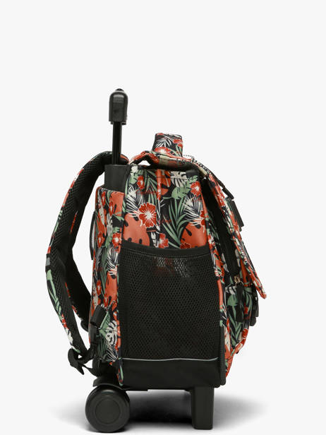 2-compartment Wheeled Satchel Cameleon Multicolor futur CR38 other view 3