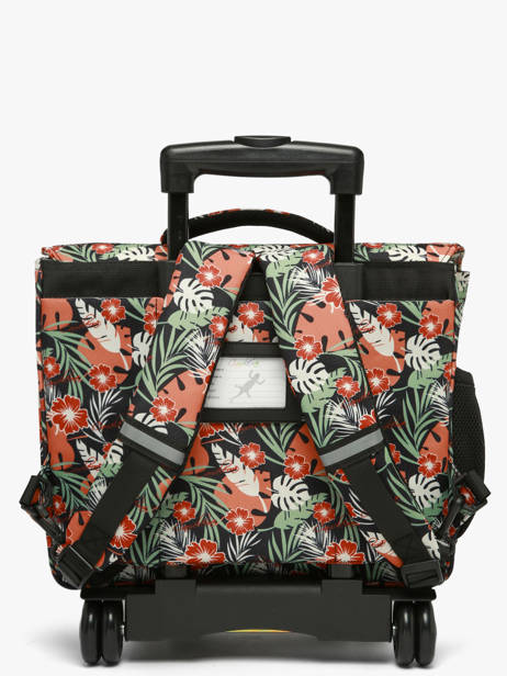2-compartment Wheeled Satchel Cameleon Multicolor futur CR38 other view 5