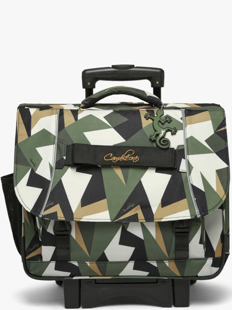 3-compartment Wheeled Satchel Cameleon Multicolor futur CR41
