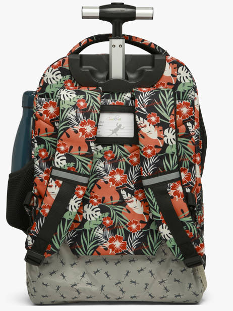 2-compartment Wheeled Schoolbag Futur Cameleon Multicolor futur SR45 other view 6
