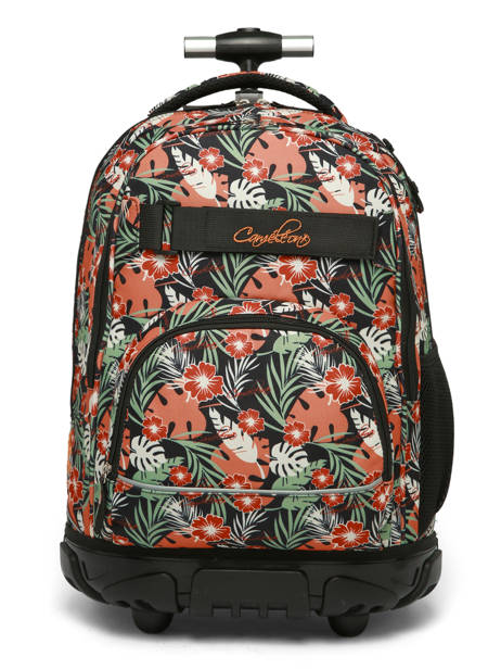 2-compartment Wheeled Schoolbag Futur Cameleon Multicolor futur SR45 other view 8