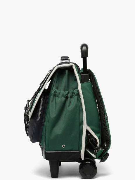 Wheeled Schoolbag 2 Compartments Vintage Urban Cameleon Green vintage urban CR38 other view 3