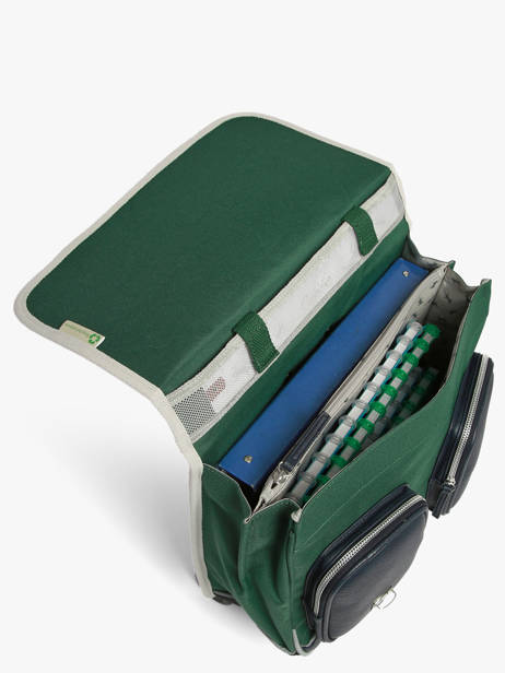 Wheeled Schoolbag 2 Compartments Vintage Urban Cameleon Green vintage urban CR38 other view 4