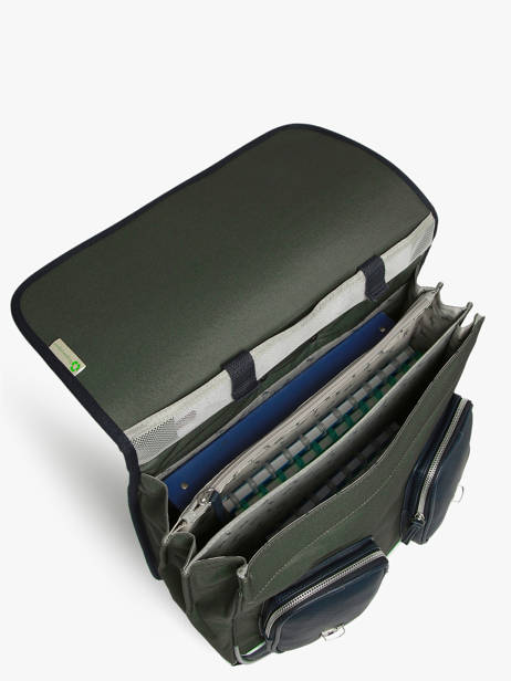 3-compartment Wheeled Satchel Vintage Urban Cameleon Green vintage urban CR41 other view 4