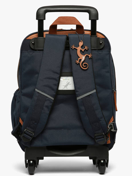 2-compartment Wheeled Schoolbag Vintage Urban Cameleon Blue vintage urban SR40 other view 5