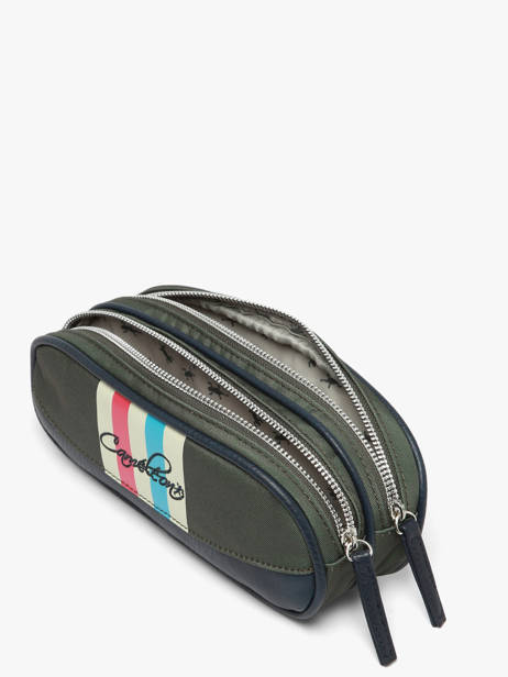 Trousse Enfant 2 Compartiments Cameleon Bleu vintage urban VIB-TROU vue secondaire 1