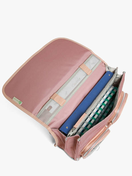 Satchel For Kids 2 Compartments Vintage Fantasy Cameleon Pink vintage fantasy CA38 other view 4